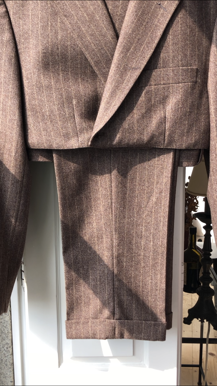 Ensemble veste et pantalon - grenat (M/L)