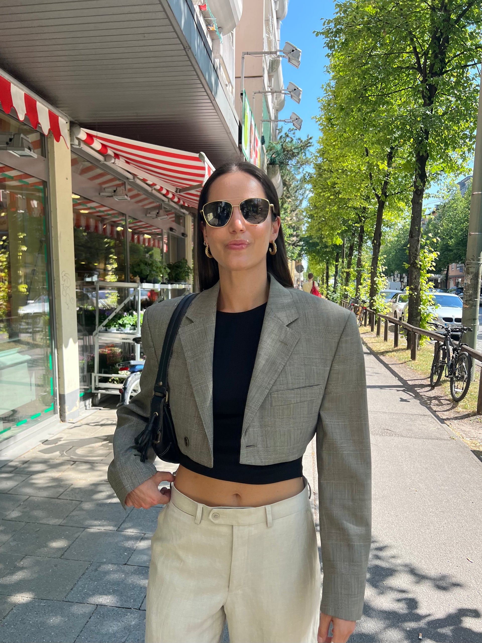 Blaset - Checked Baby Brown (XS/S)