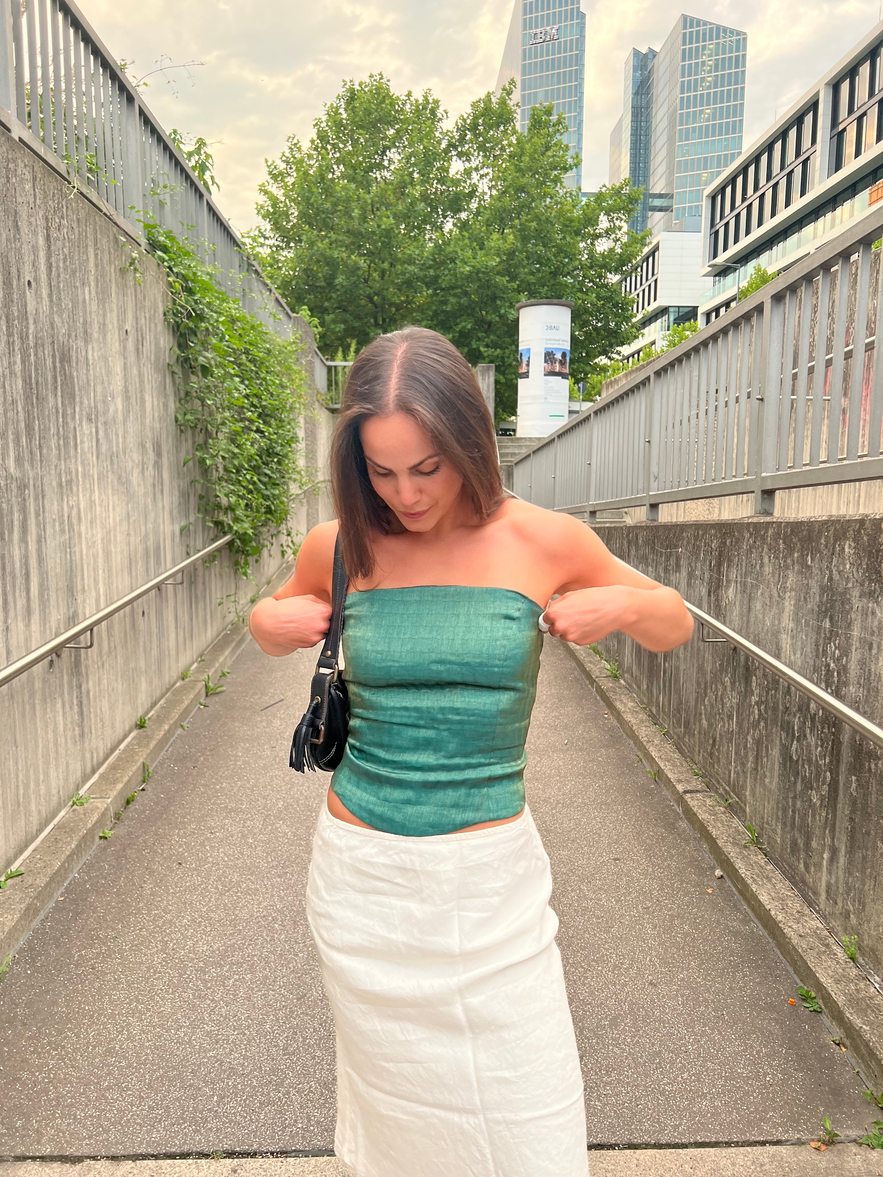 Corset Top - Stellar Green (XS/L)