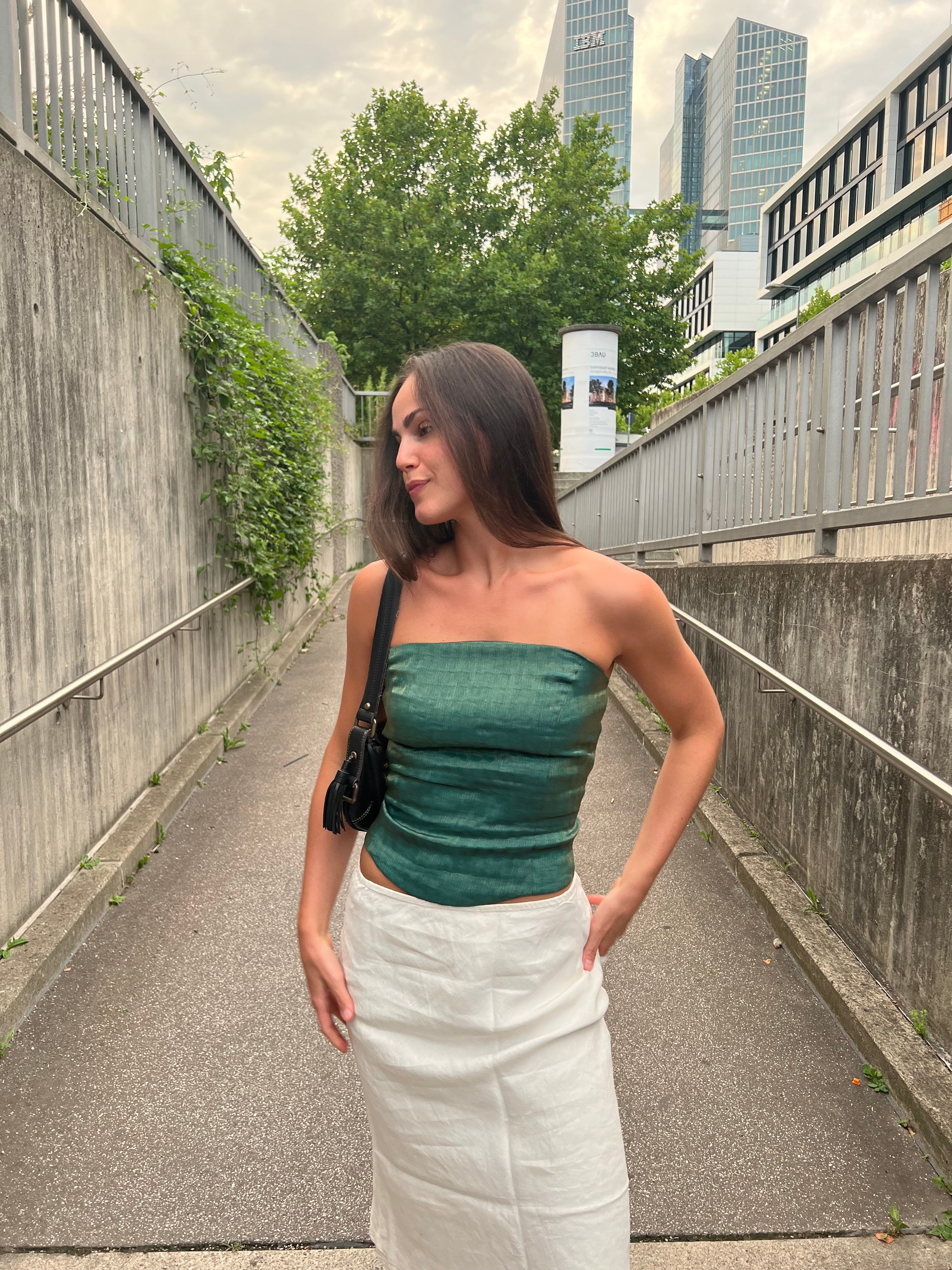 Corset Top - Stellar Green (XS/L)