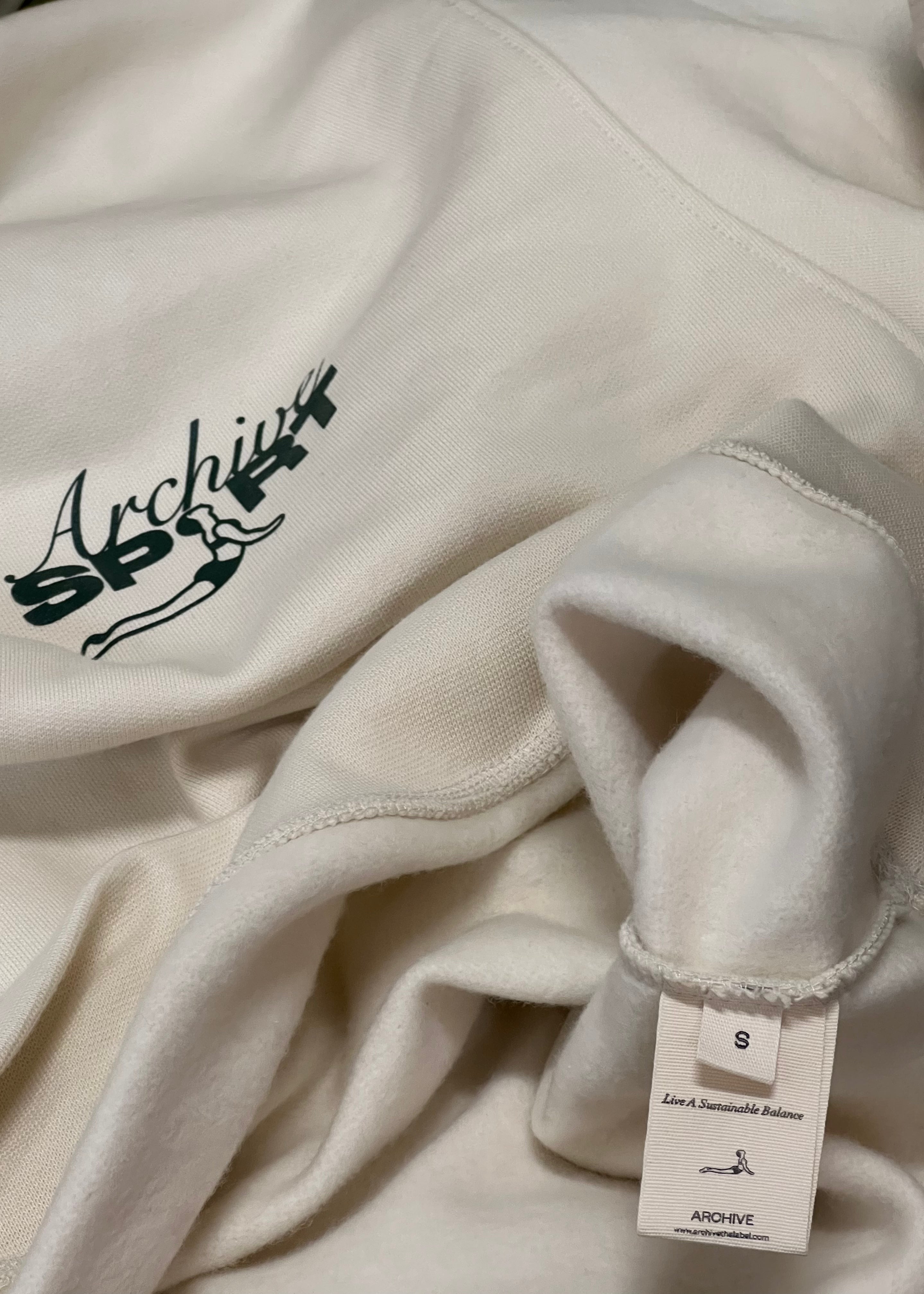Sudadera con cuello redondo Signature - Blanco roto