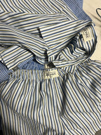 PJ Set - Blue & Green Stripes (XXS/S)