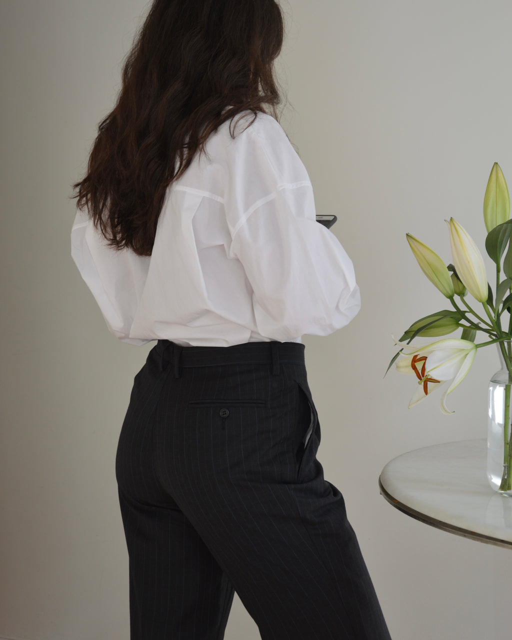 Suit - gray red lines (S/M)